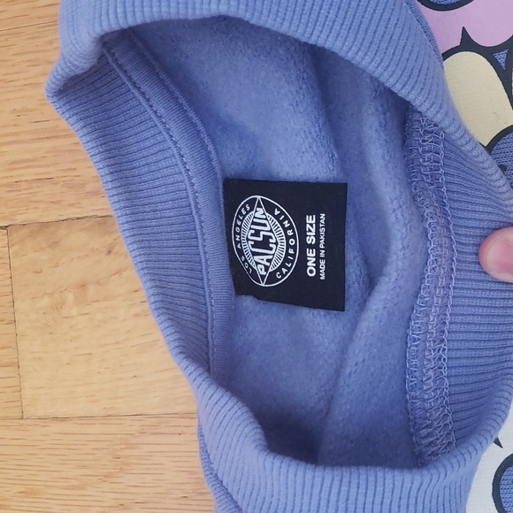 Pacsun Oversized Flower Power Periwinkle Crewneck - Picture 6 of 7